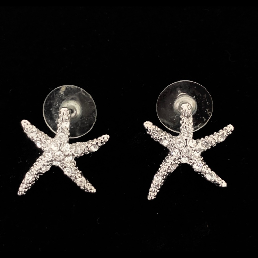 Sparkly Starfish Earrings